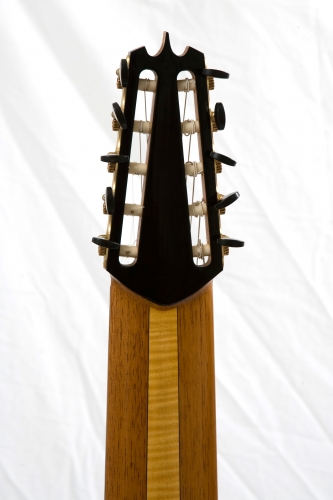 Multi-string classical guitar neck, peghead, Alessi tuning machines.JPG