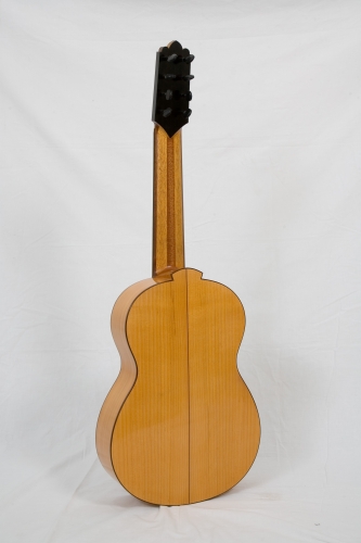 Cypress Flamenco guitar, eight string flamenco guitar. Cypress guitar soundbox, laminated neck, shellac finishing.jpg