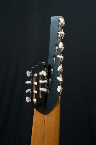 Guitarra custom de 14 cuerdas, cabeza, mango, Rodolfo Cucculelli, luthier.JPG