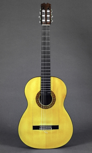 Chitarra di Flamenco, copia di una Viuda y Sobrinos de Domingo Esteso, diapason 671 mm., Rodolfo Cucculelli, liutaio.jpg